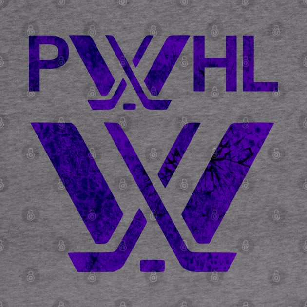 PWHL Minnesota Distressed purple effect by thestaroflove